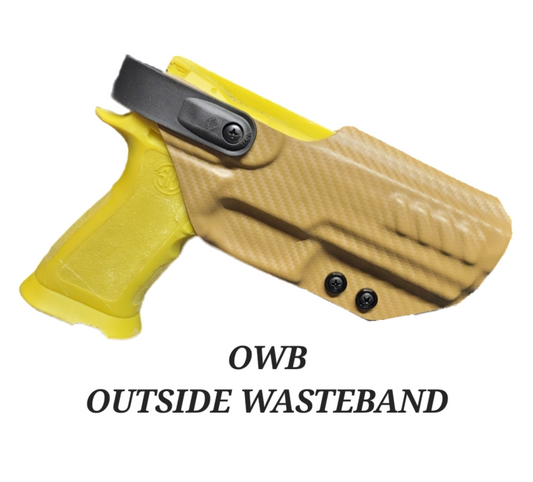 OWB (outside the waist)